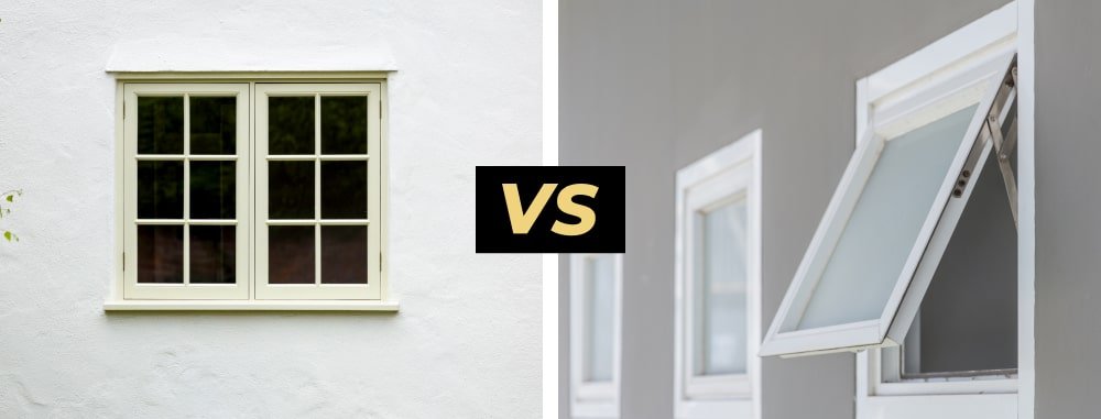 Awning vs Casement Window-min